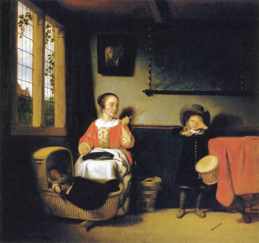 Nicolaes maes The Naughty Drummer Boy